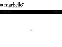 Tablet Screenshot of marbello.com